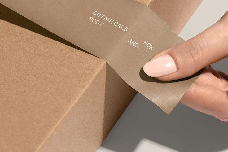 Courier delivering a personalised parcel in central London.