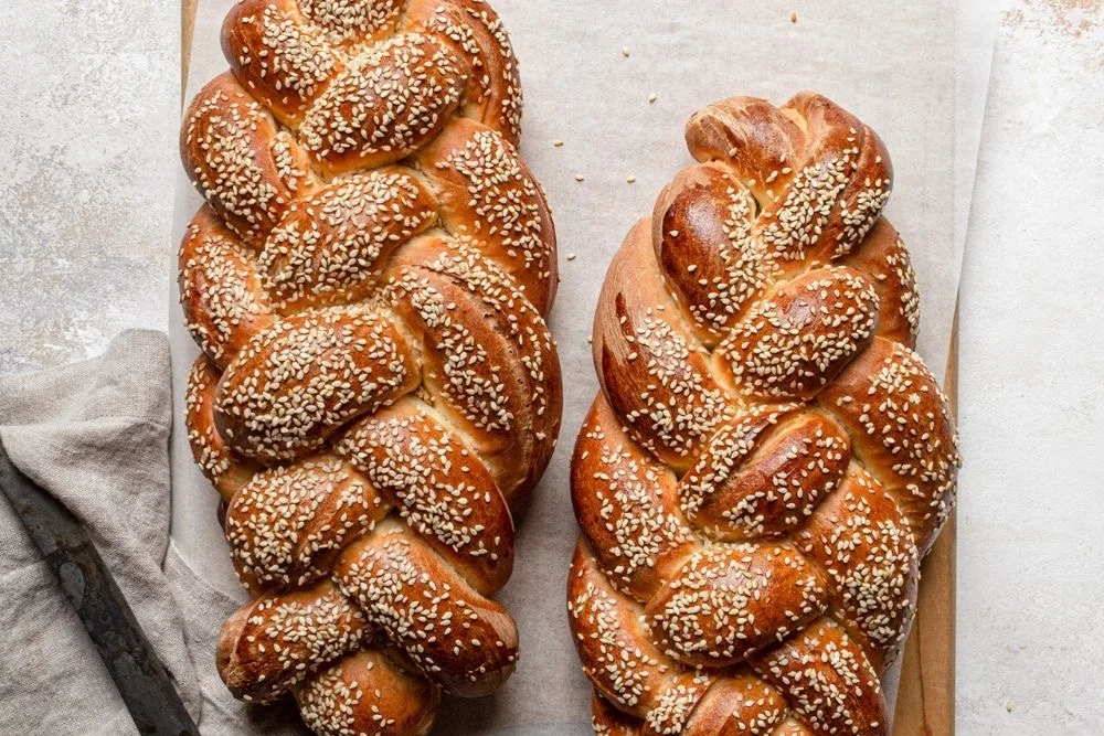Courier delivering pastries from Honey & Co Bakery in London’s West End