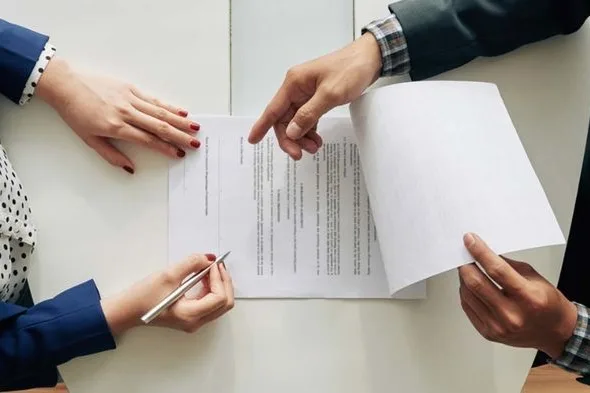 solicitor receiving legal documents in Westminster