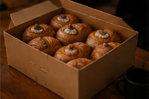 Early morning bakery delivery and hospitality logistics operation in London