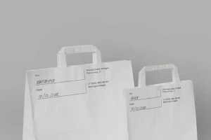 Courier delivering urgent packages in London.