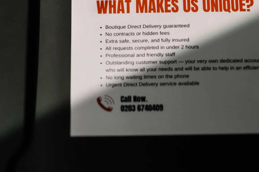 Reliable London courier service by Selena Courier.