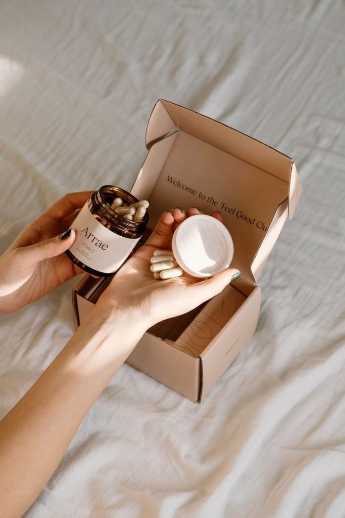 Courier delivering emergency medication to a pharmacy