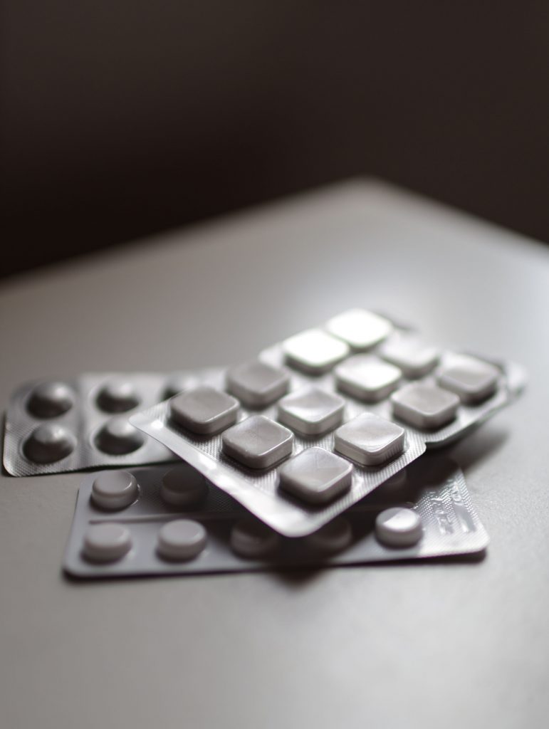 A Selena Courier van delivering urgent medical supplies to a hospital in London.