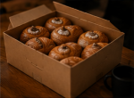 Early morning bakery delivery and hospitality logistics operation in London